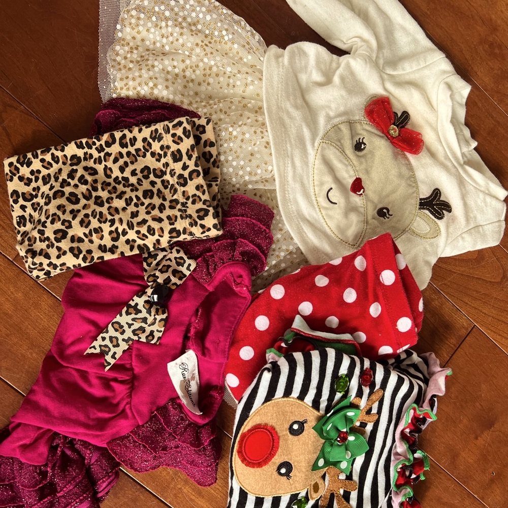 Girls holiday Bonnie baby and rare editions clothing, 3-6 months